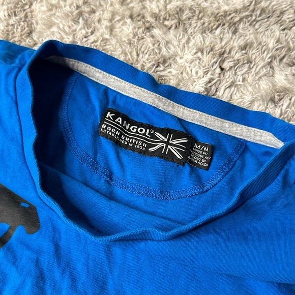 Medium youth boys KANGOL Med, born British raised on the streets of NY tee - Picture 4 of 4